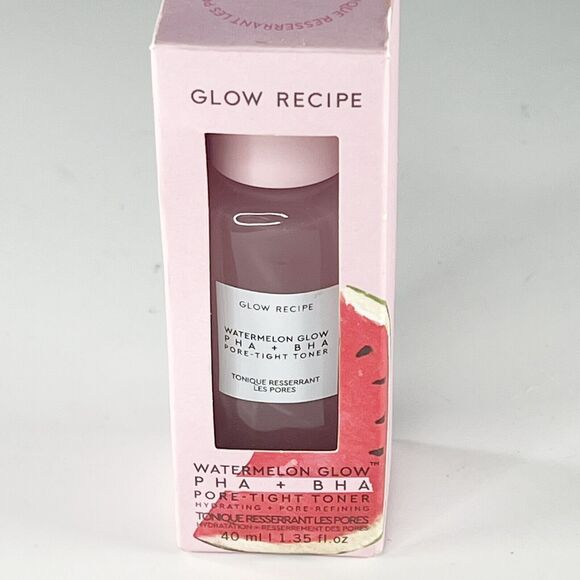 Glow Recipe Watermelon Glow PHA + BHA Pore-Tight Toner 1.35 fl oz 40 mil NIB - Picture 1 of 6